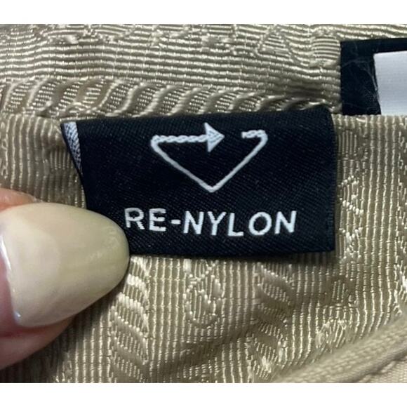 Prada  Re-Nylon Saffiano Mini Re-Edition 2000 Bag Deserto - Picture 9 of 15